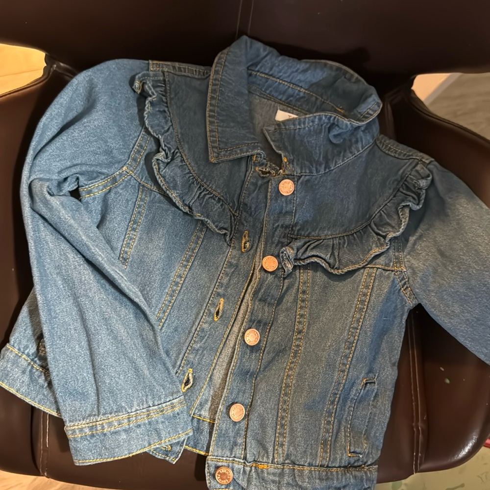 Little girl Jean sweater